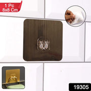 Self-adhesive Heavy-duty Plastic Wall Hook  1 Pc (8x8 Cm) thumbnail 6