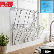 Wall-mounted Stainless-steel Cup  Mug Holder Rack (25 X 25 Cm 1 Pc) thumbnail 7