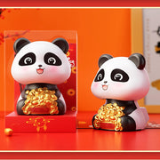 Car Decoration Solar Power Moving Head Panda Statue Creative (1 Pc) thumbnail 2