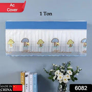 6082 Ac Cover Air Conditioning Dust Cover Folding Designer Ac Cover For Indoor Split Cover Washable Foldable Dustproof Cover  ( Approx 1 Ton  Mix Design  1 Pc) thumbnail 5