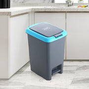 Apex Plastic Push N Pedal Dust Bin  Hands-free Operation Compact Design 6.5 Liters (1 Pc  Mix Color) thumbnail 3