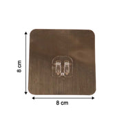 Self-adhesive Heavy-duty Plastic Wall Hook  1 Pc (8x8 Cm) thumbnail 4