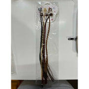 Kids Hair Braid Extensions with Clips | Fun Party Hair Accessories Pack of 6 (Color may vary) thumbnail 15