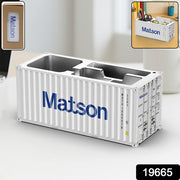 Container-style Multi-compartment Desk Organizer (1 Pc) thumbnail 5