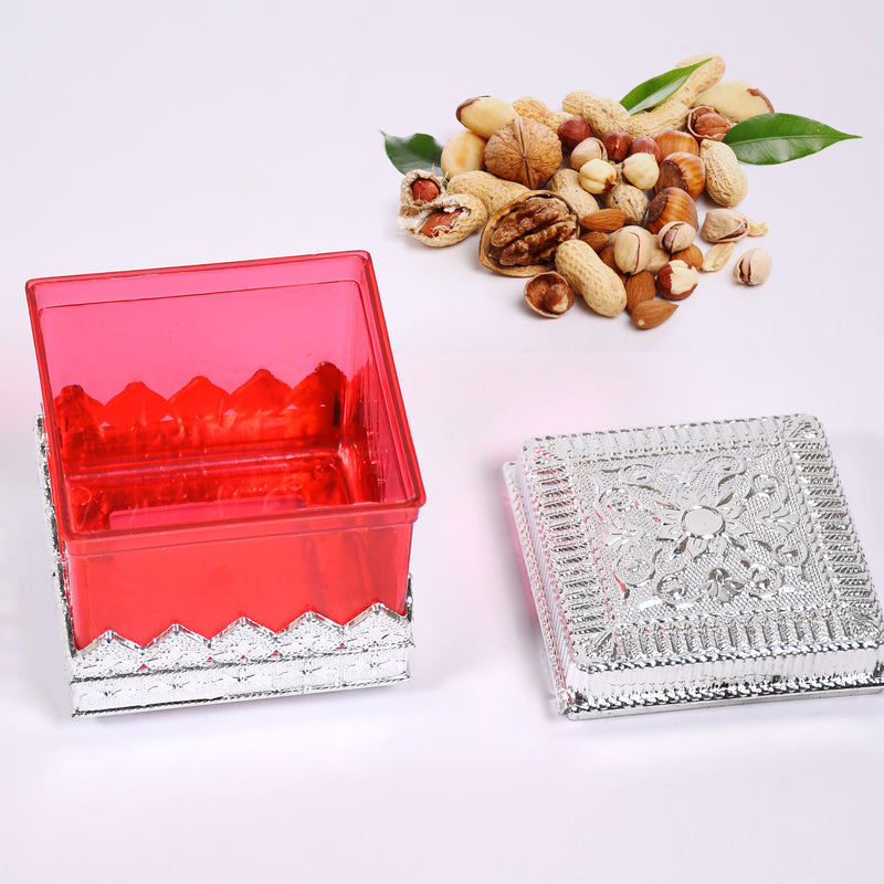 7129 Ruby Dryfruit Storage Container  Attractive Design Box For Home  Gifting  Kitchen Use