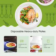 Freshee 9 Inch Compostable Bagasse Plate (10 Pc) thumbnail 3