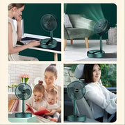 Foldable Mini Desk Fan With Adjustable Height And Angle (1 Pc) thumbnail 3