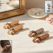 Cute Teddy Bear Decorative Hair Clips (4 Pc) thumbnail 1