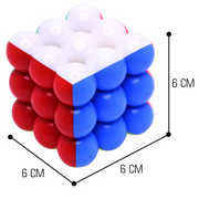 Speed Ball Cube Toy  Colorful Puzzle Cube thumbnail 2
