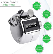 1550 4 Digits Hand Held Tally Counter Numbers Clicker thumbnail 5