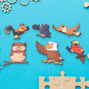 Wooden Bird Puzzle Learning Educational Board (1 Set  2820 Cm) thumbnail 3