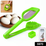 5970 Multipurpose Slicer With Seven Blades Egg Slicers Stainless Slicer Strawberry Tomato Kiwi Fruit Cutter Divider Separator thumbnail 7