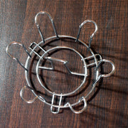 2741 Ss Round Glass Stand Used For Holding Sensitive Glasses And All Present In All Kinds Of Kitchens Of Official And Household Places Etc. thumbnail 4