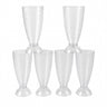 Supermom Transparent Plastic Milkshake Glass Set (400ml  6 Pc)