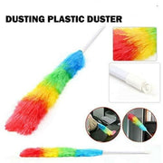 Rainbow Microfiber Plastic Duster 24 Inch | Flexible & Lightweight Dust Cleaner thumbnail 3