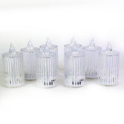 Premium Crystal Effect Led Flameless Candle Lights (8 Pc) thumbnail 1