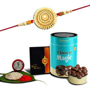 Rakhi (K1_402_cm)  Chocolate Magic  Rakhi For Brother With Gift  Rakhi With Chocolate Rakhi Combo For Brother  Set Of 1 Rakhi  Chocolate thumbnail 1