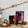 Rakhi (K1_361_as)  Assorted Chocolate Dryfruits 96gm Rakhi For Brother With Gift  Fancy Rakhis For Men Stylish Rakhi Combo For Brother  Set Of 1 Rakhi  Chocolate