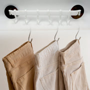7456 1pc Bath Towel Hanger Wall Mount Towel Hanger Wall Towel Shelf Towel Hanging Rack Kitchen Towel Holder Towel Hanging Hook thumbnail 1