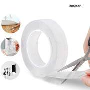 882 Double Sided Nano Adhesive Tape 3 Meter Washable Traceless Nano Gel Tape Multipurpose thumbnail 1