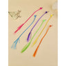 Kids Hair Braid Extensions with Clips | Fun Party Hair Accessories Pack of 6 (Color may vary)