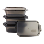 Rectangular Food Storage Containers - (3 Pc  Set) thumbnail 1