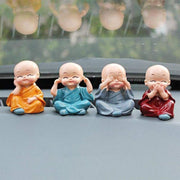 4781 Baby Buddha 4pc And Show Piece Used For House Office And Official Decorations Etc. thumbnail 1