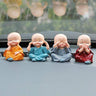 4781 Baby Buddha 4pc And Show Piece Used For House Office And Official Decorations Etc.