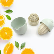 5491 Squeezer Simple Manual Citrus Juicer Small Portable Lime Juicer Cup Food Grade Plastic Juicer  High Quality Instant Juicer For Home  Travel Use thumbnail 2