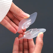 1746 Adhesive Plastic Wall Hooks Heavy Duty Hooks ( 1 Pair ) thumbnail 1