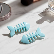Cute Fishbone  Bone Shape Hair Clip Set (4 Pc) thumbnail 4