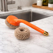 Heavy Duty Cleaning Scrubber Set With Long Handle (1 Set) thumbnail 1