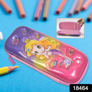 3d Cartoon Zipper Compass Box Pencil Box (1 Pc) thumbnail 6
