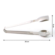 Stainless Steel Multipurpose Serving Tong  2-in-1 Pasta  Salad Tong (1 Pc) thumbnail 4