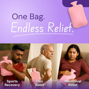 Premium Quality Rubber Hot Water Bag (31 X 19 Cm  1 Pc) thumbnail 6