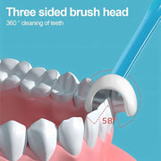 2-in-1 Baby Tongue Cleaner And Oral Massager Stick With Soft Silicone Brush Head thumbnail 3