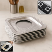Aluminum Gas Stove Burner Protector Covers (10 Pc  23x23 Cm) thumbnail 1