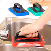 0222 Handle Scrubber Brush Widely Used By All Types Of Peoples For Washing Utensils And Stuffs In All Kinds Of Bathroom And Kitchen Places Etc. thumbnail 1