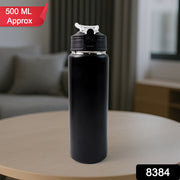 Stainless Steel Sports Water Bottle (Approx 500ml) thumbnail 7