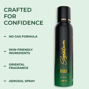 Signature Premium Charge Fragrance Body Spray 150 Ml thumbnail 2