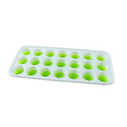 21 Grid Plastic Round Pop Ice Cube Tray With Lid (1 Pc) thumbnail 3