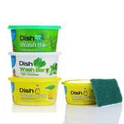 Fresh Mix Flavor Round Dishwash Bar With Super Scrubber Free Complete Dishwashing Solution Tough Stains Remover (350 Gm) thumbnail 5