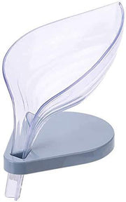 1097 Leaf Shape Soap Box Self Draining Bathroom Soap Holder thumbnail 4