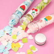 1319 Portable Hand Washing Bath Flower Shape Paper Soap Strips In Test Tube Bottle thumbnail 6