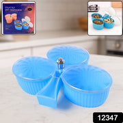 Premium 3-compartment Revolving Dry Fruit Box (1 Pc) thumbnail 6
