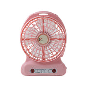 Portable Usb Rechargeable Desk Fan (1 Pc) thumbnail 3
