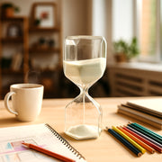Elegant Glass Hourglass Sand Timer (1 Pc) thumbnail 2
