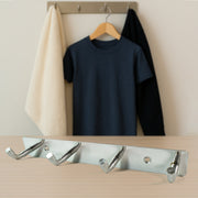 Stainless Steel Wall Mounted Coat 4 Hook Rack (20x3  1 Pc) thumbnail 2