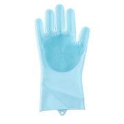 Multipurpose Silicone Dishwashing Cleaning Glove With Scrubber Brush (1 Pc) thumbnail 3