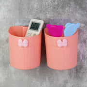 Premium Wall-mounted Toothbrush Holder With Butterfly Design (2 Pc) thumbnail 3